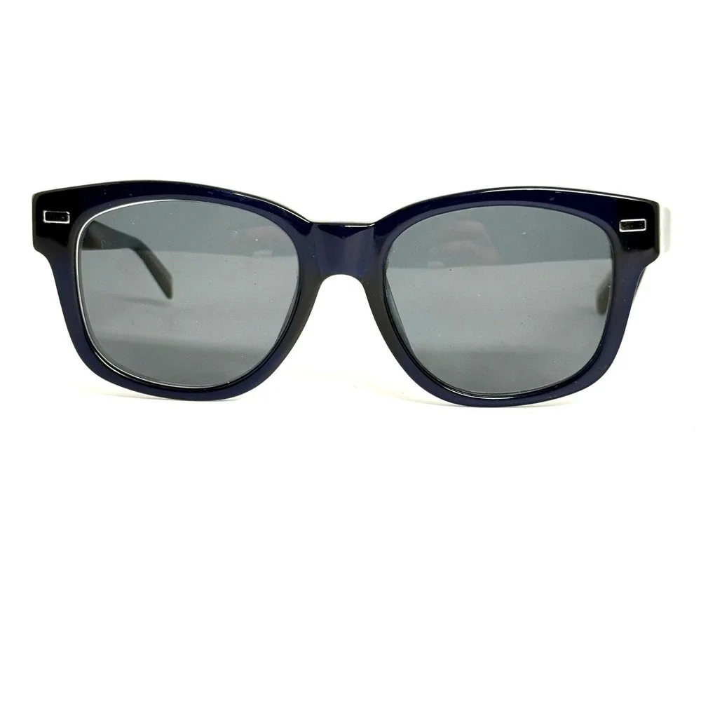 Warby Parker Everett 350 Sunglasses Navy Blue Square Frame 51-19-140 Mens Womens